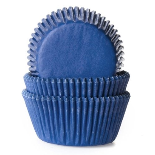 Cupcake Backförmchen - Jeans Blau